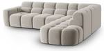 Ecksofa LISA 5 Sitzplätze Beige