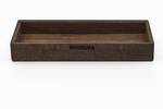 Stifthalter und Aufbewahrungsbox Gobi Braun - Massivholz - Holzart/Dekor - 21 x 3 x 10 cm