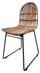 Stuhl Tom Tailor V 2er Set Braun - Rattan - 50 x 85 x 60 cm