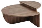 Table basse multiniveaux L90 cm - PODIUM Imitation driftwood