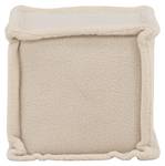 Pouf CASTINE P 1NOS Blanc - Textile - 43 x 38 x 43 cm