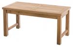 Garten-Couchtisch 90 x 45 Teakholz cm