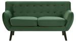 Sofa SERTI Grün - Textil - 80 x 81 x 158 cm