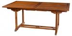 table de jardin en teck 8/10 personnes Marron - Bois massif - Bois/Imitation - 100 x 75 x 180 cm