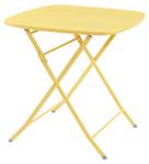 Table de jardin pliante Sande Jaune - 70 x 70 cm