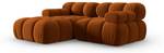 modulares Ecksofa BELLIS 3 Sitzplätze Braun