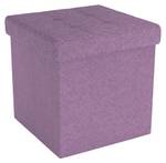 Sitzhocker Sitzwürfel Fußhocker Hocker Pink - Textil - 30 x 30 x 30 cm