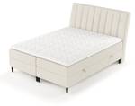 Premium Boxspringbett Merton Beige - Breite: 140 cm