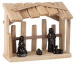 Weihnachtskrippe Chalet Chic 13 x 21 x 26 cm