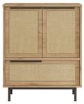 Sideboard OCEAN SB75 3D Beige - Holzwerkstoff - Kunststoff - 75 x 90 x 36 cm