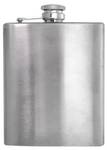 Flachmann aus Edelstahl 200 ml Silber - Metall - 10 x 2 x 11 cm