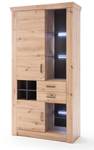 Vitrine Mauro 4 Braun - Holzwerkstoff - Holzart/Dekor - 110 x 211 x 45 cm