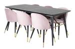 Essgruppe Gold 1 (7-teilig) Hellrosa - Pink - 6er Set