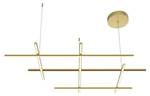 Pendelleuchte Radiance 2 Gold - Metall - 80 x 312 x 116 cm