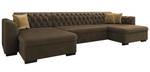 Ecksofa Kofot Braun