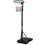 Basketballständer EB59092DE Schwarz - Metall - 55 x 305 x 76 cm