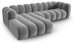 modulares Ecksofa LUPINE 4 Sitzplätze Grau