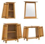 Badmöbel Set 3223463 (4-teilig) Braun - Massivholz - Holzart/Dekor - 70 x 63 x 32 cm