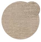 Wollteppich rund Rocco 3 Taupe - 200 x 200 cm