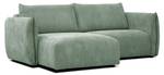 3-Sitzer Ecksofa Tauer Mint - Ecke davorstehend links