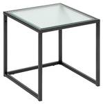 Beistelltisch JJ3771 Schwarz - Naturfaser - 40 x 55 x 40 cm