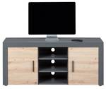 TV Tisch CorbetoTV Grau - Holz teilmassiv - 134 x 59 x 40 cm