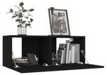 TV-Schrank 7er Set D349 Schwarz - Tiefe: 80 cm