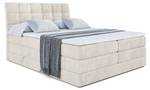 Boxspringbett BRUGO KING Ecru - Breite: 140 cm