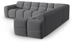 Ecksofa LISA 5 Sitzplätze Grau