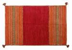 Kansas moderner Teppich Rot - Polyrattan - 60 x 1 x 90 cm