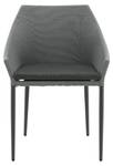 Chaise de jardin Spoga lot de 2 Noir