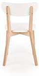 Chaise Buggi Blanc - Bois massif - 45 x 81 x 50 cm