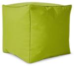 Sitzsack-Hocker Pouf "Cube" 40x40x40cm Grün