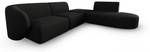 modulares Ecksofa SHANE 5 Sitzplätze Schwarz