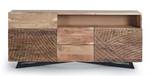 Sideboard / Fernseher 1091 Braun - Massivholz - 37 x 70 x 160 cm