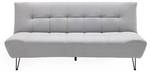 Schlafsofa GELI Grau - Metall - Massivholz - Textil - 192 x 88 x 97 cm