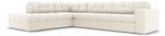 Ecksofa JUSTIN 5 Sitzplätze Beige