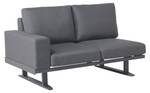 5-Sitzer-Sofa Bayside Grau - Metall - 174 x 75 x 373 cm