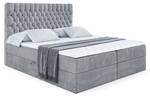 Boxspringbett DAISY Grau - Breite: 180 cm - H3