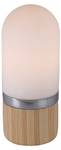 Lampe à poser verre opaque blanc - NEILS Blanc - Verre - 13 x 34 x 13 cm