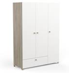 Armoire Izzy Beige - Bois manufacturé - 52 x 186 x 135 cm