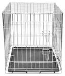 Faltbare Hundebox  170216 Schwarz - Metall - 61 x 55 x 76 cm