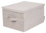 Aufbewahrungsbox SOFT Beige - Textil - 34 x 25 x 45 cm