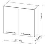 Küchenschränke  Fame-Line 34799 Weiß - Holzwerkstoff - 60 x 72 x 34 cm