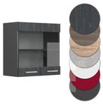 hängender Geschirrschrank R-Line 47614 Anthrazit - Schwarz