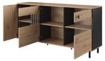 Kommode MADIS COD165 3D Beige - Holzwerkstoff - Kunststoff - 165 x 82 x 40 cm