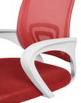 Chaise de bureau SOLID Rouge - Argenté - Blanc