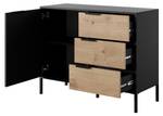 Commode RAVE COD104 1D3D Beige - Noir