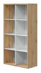 Bücherregal Sacramento Braun - Holzwerkstoff - 72 x 137 x 33 cm