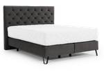 Boxspringbett BALIAN Anthrazit - Breite: 178 cm